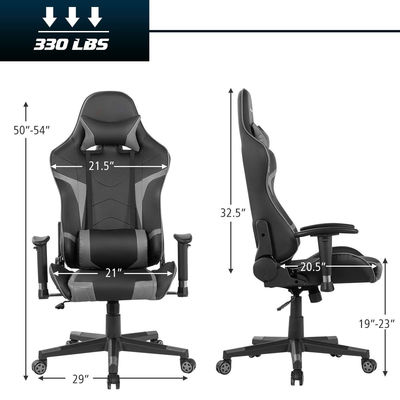 Sedia da corsa per computer da gioco ergonomica