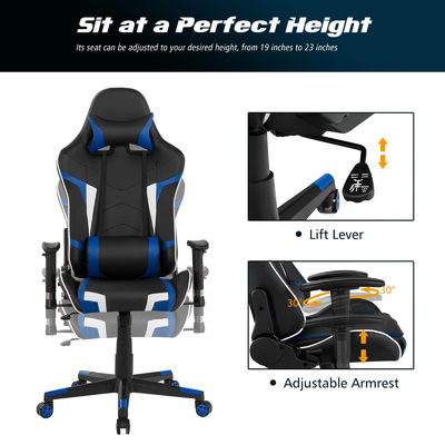 38 libbre stile di design moderno computer gioco sedia da corsa ergonomico ufficio sedie da gioco