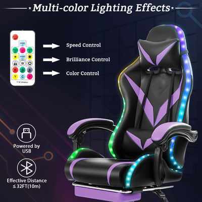 Imballaggio per la posta Sedile ergonomica per giochi RGB con massaggio e luci a led
