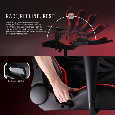 ALINUNUCervice personalizzato ergonomico sedia da gioco da corsa altezza regolabile e schiena alta
