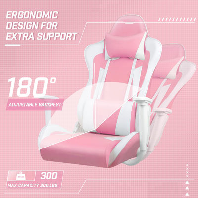 Sedia da gioco da corsa a schiena alta con design ergonomico e regolabile in altezza di ALINUNU