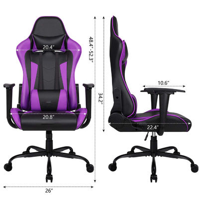 ALINUNU High Back Ergonomic Racing Gaming Chair Altezza Regolabile Sedile Gaming Gamer