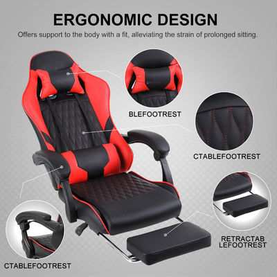 Poltrona da ufficio ergonomica a colori personalizzati con funzione recliner e regolazione dell'altezza