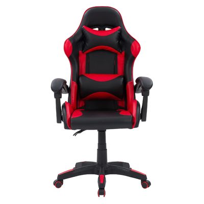 Sedia da gioco per computer in ferro di tipo metallico con poggiapiedi per il massimo comfort e supporto
