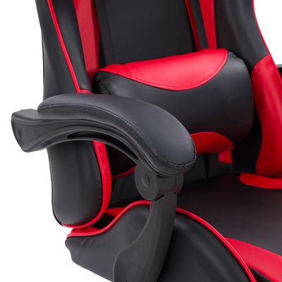 Sedia da gioco per computer in ferro di tipo metallico con poggiapiedi per il massimo comfort e supporto