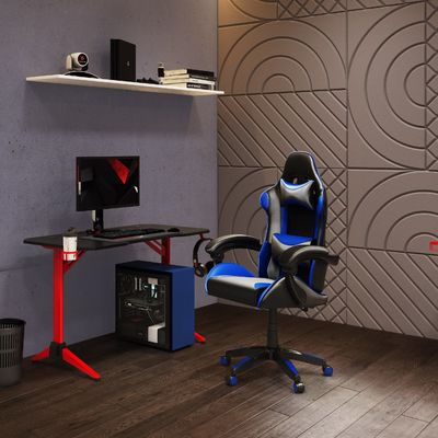 Sedile da gioco regolabile in altezza con poggiapiedi perfetto per sessioni di gioco intense
