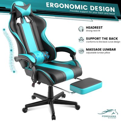 Sedie da gioco da corsa per adulti adolescenti Sedie girevoli Dimensioni del prodotto 24&quot;D x 21&quot;W x 52&quot;H