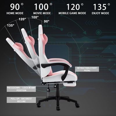 Sedia da gioco ALINUNU schiena alta ergonomico e 300 libbre Peso massimo raccomandato