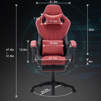 Sedile da gioco a schiena alta Sedile da computer in pelle Sedia da corsa Executive Ergonomic Desk Chair Recliner