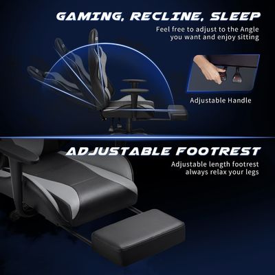 Servizi personalizzati Sedile da gioco per ufficio a domicilio con poggiapiedi e comfort