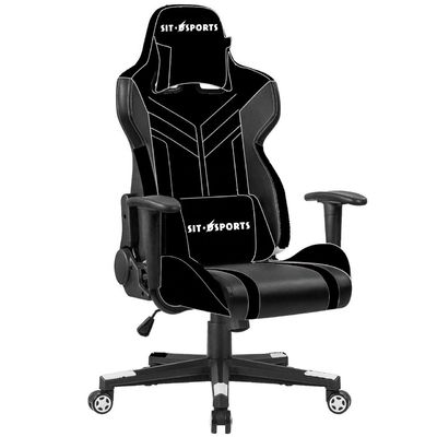 Sedile elevatore ergonomico in cuoio sintetico per giochi da corsa