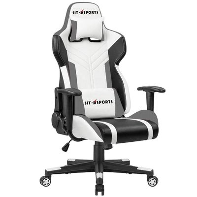 Sedile elevatore ergonomico in cuoio sintetico per giochi da corsa