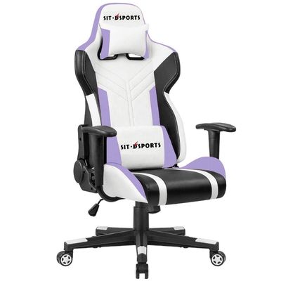 Sedile elevatore ergonomico in cuoio sintetico per giochi da corsa