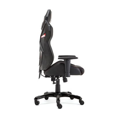 Sedia da ufficio in stile da corsa in pelle genuina con maglia di plastica e sedia elevatrice in design