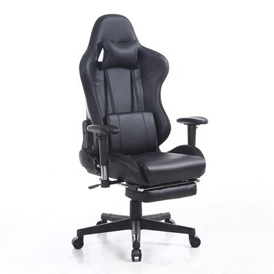 Sedia da gioco per computer da corsa in cuoio per giocatori seri