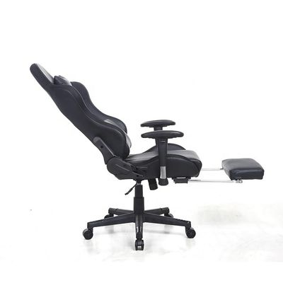 Sedia da gioco per computer da corsa in cuoio per giocatori seri