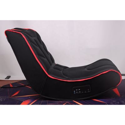 Sedile da gioco da corsa ergonomico pieghevole con altoparlanti a bordo 17x31.5x31.5 pollici