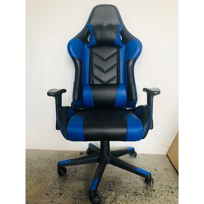 Sedia da gioco da corsa a braccio regolabile 2d con pelle sintetica e design da corsa
