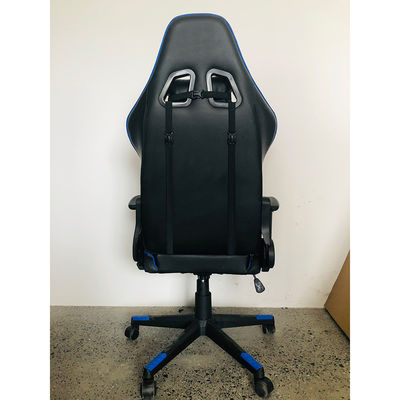 Sedia da gioco da corsa a braccio regolabile 2d con pelle sintetica e design da corsa
