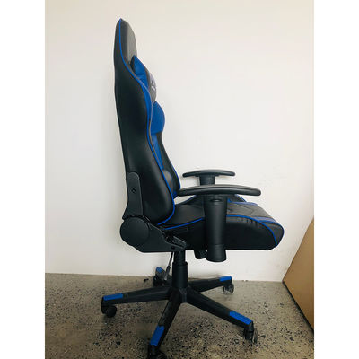 Sedia da gioco da corsa a braccio regolabile 2d con pelle sintetica e design da corsa