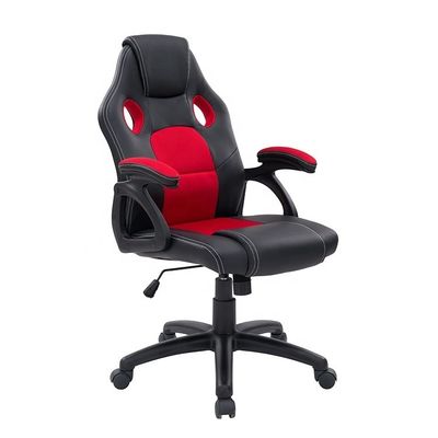 Sedia girevole Executive Boss in cuoio sintetico per postazioni di lavoro ergonomiche per ufficio di gioco