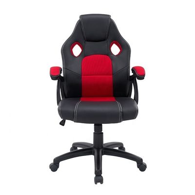 Sedia girevole Executive Boss in cuoio sintetico per postazioni di lavoro ergonomiche per ufficio di gioco