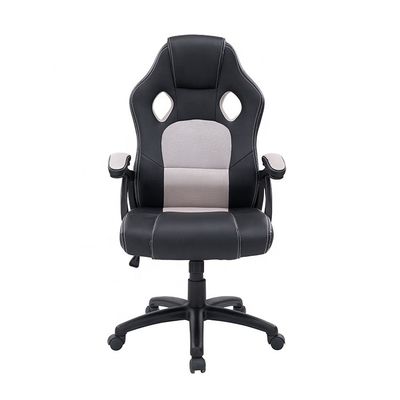 Sedia girevole Executive Boss in cuoio sintetico per postazioni di lavoro ergonomiche per ufficio di gioco
