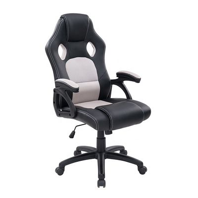 Sedia girevole Executive Boss in cuoio sintetico per postazioni di lavoro ergonomiche per ufficio di gioco