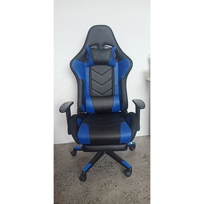 Sedia da gioco in pelle in PU con supporto lombare per massaggi