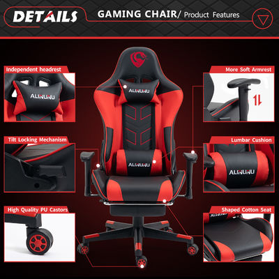 Porta il tuo gioco al livello successivo con ALINUNU High Back Gaming Chair e Footrest