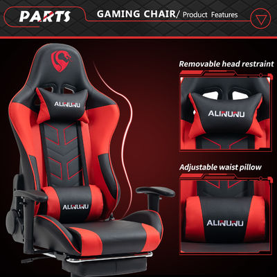 Porta il tuo gioco al livello successivo con ALINUNU High Back Gaming Chair e Footrest
