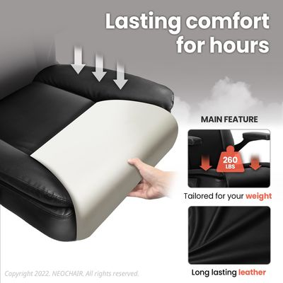 Sedia ergonomica per giochi con altezza regolabile e supporto alla schiena