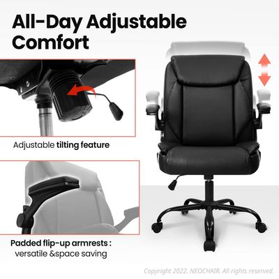 Sedia ergonomica per giochi con altezza regolabile e supporto alla schiena