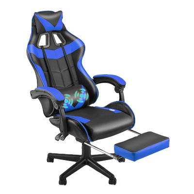 Sedile da gioco regolabile in altezza diretta con poggiatesta in materiale di pelle e supporto lombare