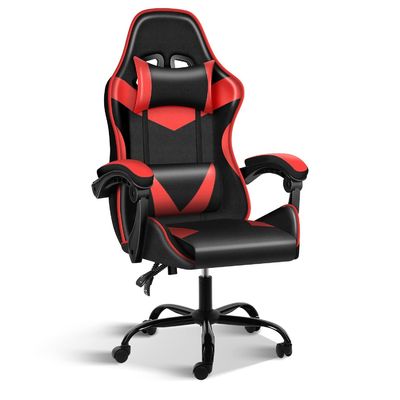 Sedile da corsa in pelle sintetica da ufficio per computer e videogiochi a rotazione regolabile da 25 kg