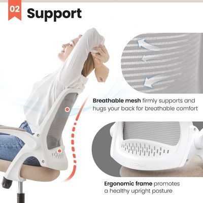 NEC Sedia da gioco per computer con supporto lombare ergonomico