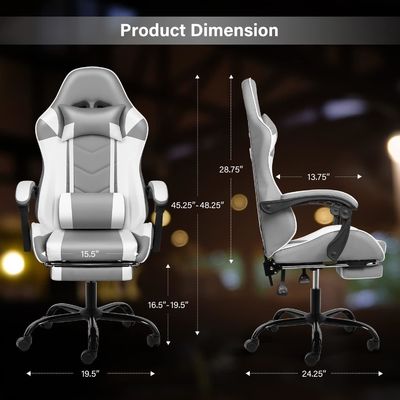 Sedile girevole regolabile in altezza recliner ergonomico per computer e videogiochi per ufficio