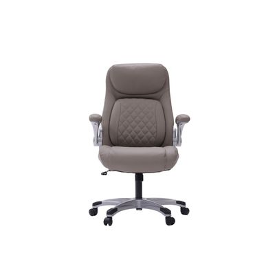 Stylish ergonomic PU Leather Office Chair con supporto lombare e braccioli FlipAdjust