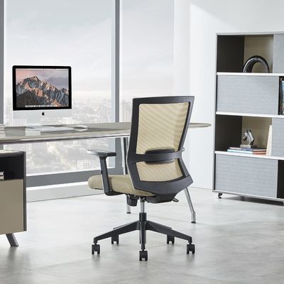 Sedile di scrivania girevole a maglia ergonomica con supporto lombare