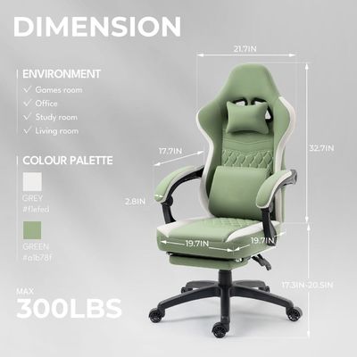 Sedie da ufficio con gel pad, braccio e piede, comprese le borse di stoccaggio in pelle