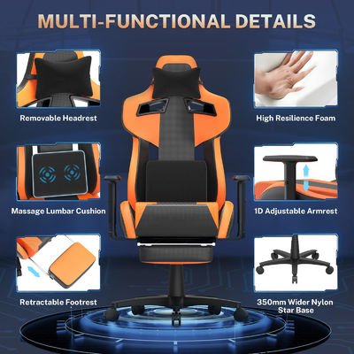 OEM ODM Acceptabile ergonomico gioco sedie da ufficio con supporto lombare