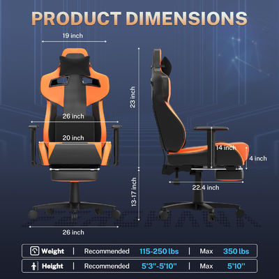OEM ODM Acceptabile ergonomico gioco sedie da ufficio con supporto lombare
