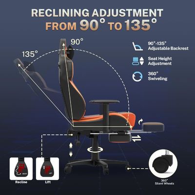 OEM ODM Acceptabile ergonomico gioco sedie da ufficio con supporto lombare