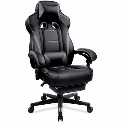 27.16&quot;D x 20.66&quot;W x 47.24&quot;H in Ergonomic Gaming Chair con poggia gambe e poggiapiedi