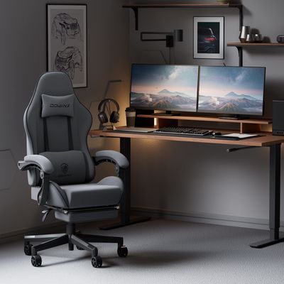 350LBS Base rinforzata Grandi e alti Ergonomic Office Computer Chair con 3 Gas Lift