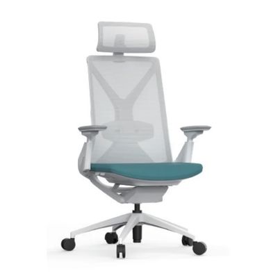 Scaffale di ufficio girante a maglia ad alta elasticità, schienale regolabile, ergonomico, a maglia per computer