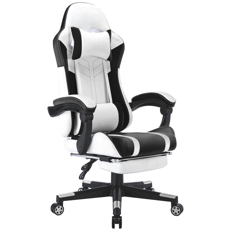 Colorato personalizzato Video a schiena alta Ergonomica Sedia da gioco da corsa di tipo metallo PC con poggiapiedi