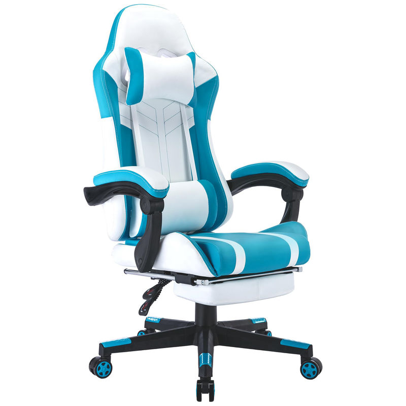Colore personalizzato ALINUNU Video a schiena alta Ergonomica PC da corsa sedia da gioco con poggiapiedi