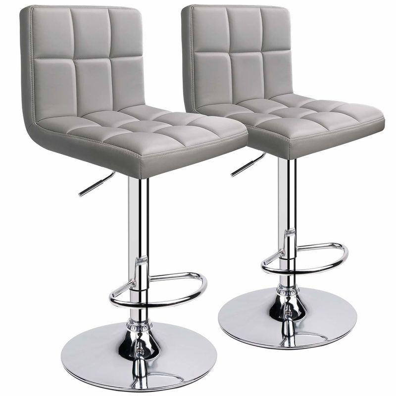 Modern Design Home Bar Stool con schiena e girevole regolabile in colore personalizzato