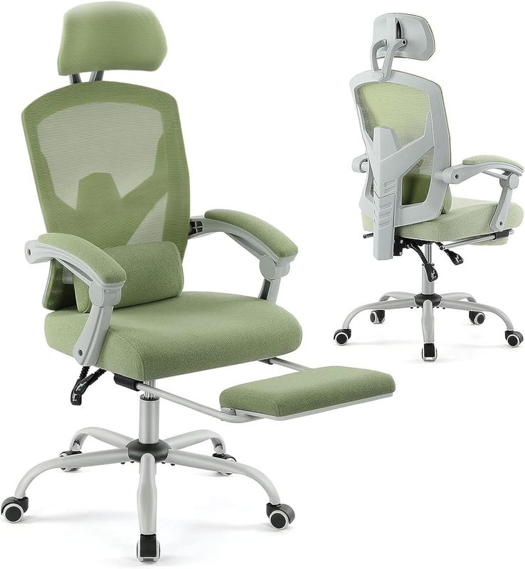 27.56&quot;D x 18.5&quot;W x 47.8&quot;H Back Mesh Rolling Swivel Chair per ergonomia di ufficio